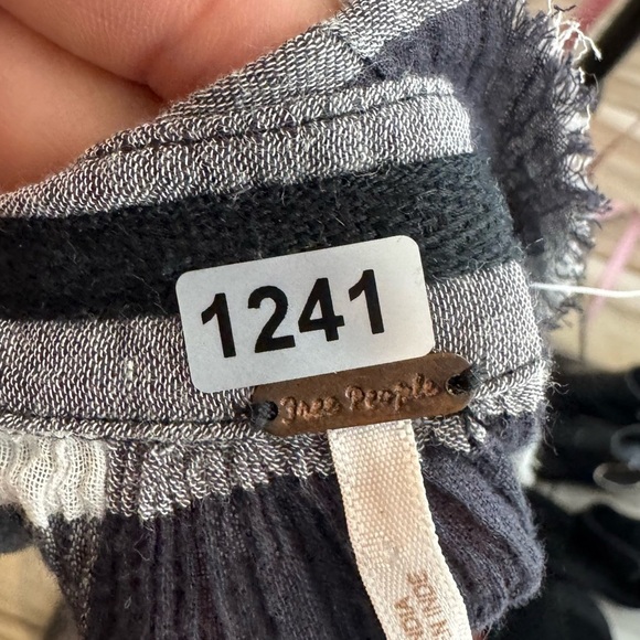 Free‎ People Boho Plaid Tunic Embroidered Beaded - Swim cover up Size XS - Picture 7 of 7